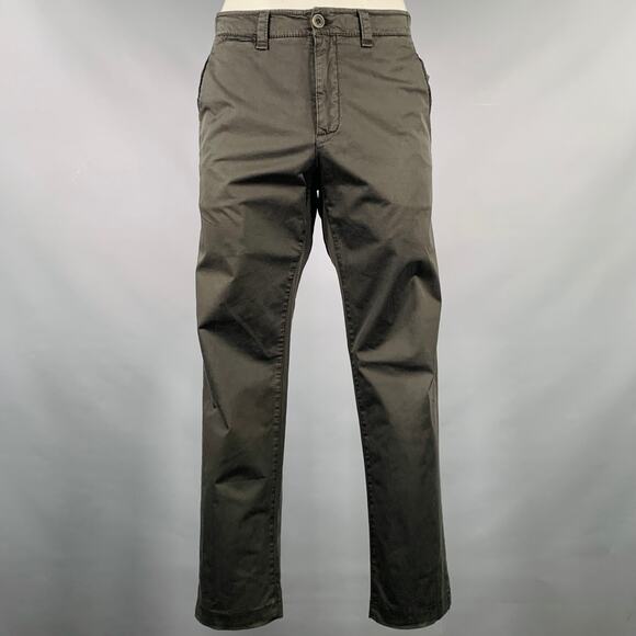 TRANSIT Size 36 Charcoal Grey Cotton Zip Fly Casual Pants - Picture 1 of 4